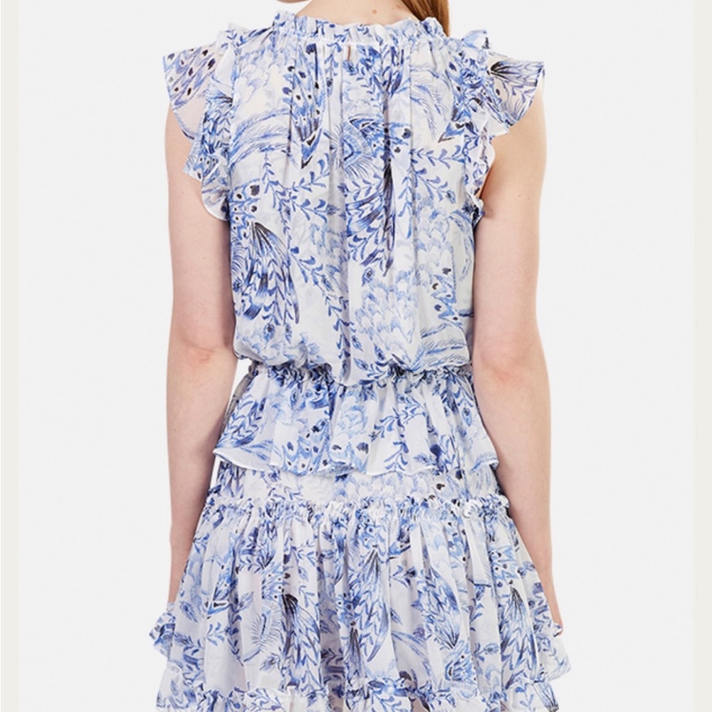 MISA Los Angeles Lilian Dress Peacock Size M - Picture 6 of 16